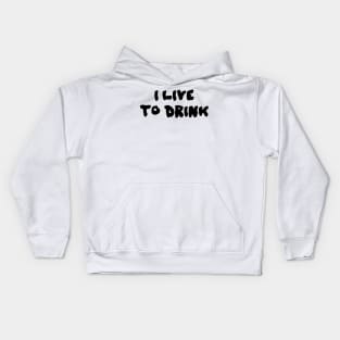 Drink drunk party funny t shirt Kids Hoodie